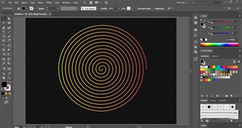 How To Create Linear Spiral In Adobe Illustrator Adobe Illustrator