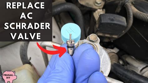 Replace Ac Schrader Valve Youtube