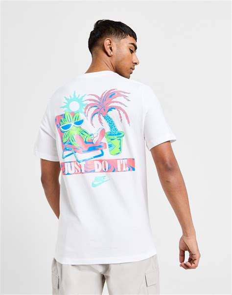 Nike Sun T Shirt In Bianco Jd Sports