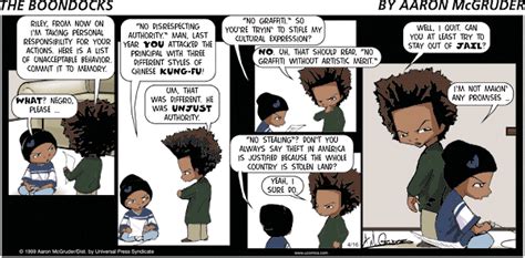 Inner Workings of a Musician - The Boondocks comic strip “Unacceptable ...