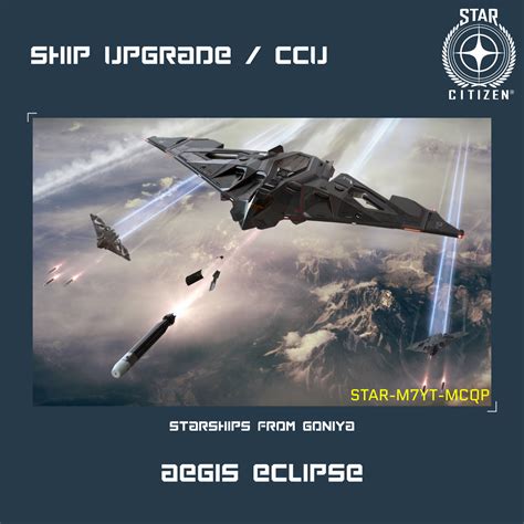 Star Citizen Aegis Eclipse Upgrade Ccu Ebay