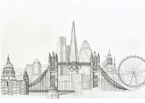 Cool City Drawings At Explore Collection Of Cool