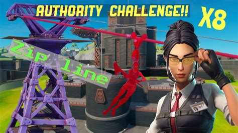 Use 8 Different Zip Lines At The Authority Fortnite Chapter 2 Season