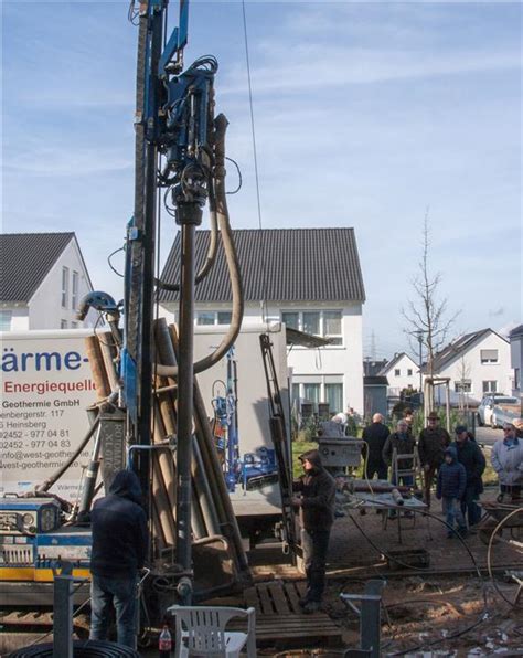 Erdwärme Bohrungen im Baumschulenweg