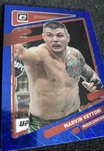 Panini Donruss Optic Ufc Marvin Vettori Blue Velocity