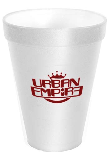 Promotional 16 Oz White Styrofoam Cups Ts16j16 Discountmugs