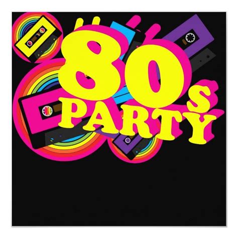 80s Party Printables