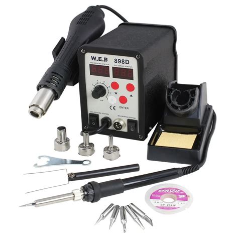 Free Shipping D In SMT Rework Solder Repair SMD Hot Air Gun Soldering Iron Rework Solder