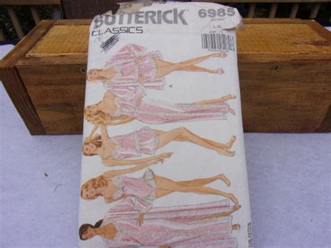 Vintage Sexy Lingerie Sleepwear Vintage Lingerie Butterick Etsy