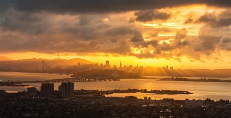 San Francisco sunset from the Berkeley Hills : sanfrancisco