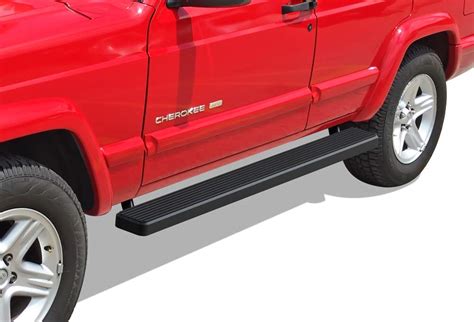 APS IBoard Third Generation 5 Inch Black Aluminum Running Boards Side