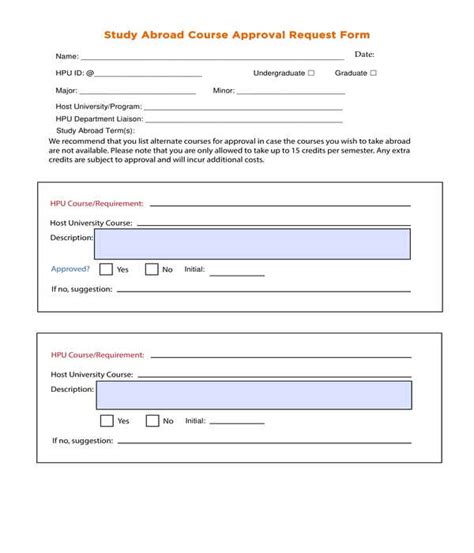 Board Approval Template