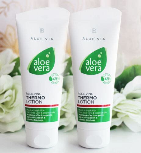 2x100 Ml LR Aloe Vera Entspannende Thermolotion 45 Aloe Vera EBay