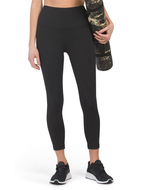 High Waist Interlink Capri Leggings Workout Bottoms Tjmaxx