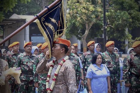 Danyonko 464 Kopasgat Pimpin Acara Pelepasan Anggota Pindah Satuan Dan