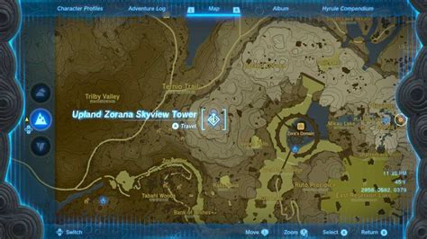 How To Unlock Upland Zorana Skyview Tower In Zelda Tears Of The Kingdom