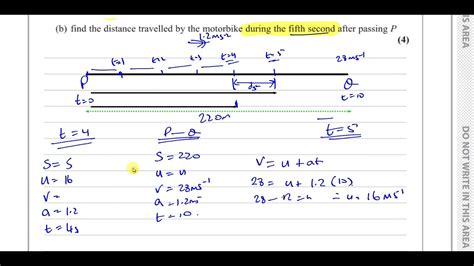 Wme0101 Ial Edexcel M1 June 2022 Q2 Kinematics Suvat Equations