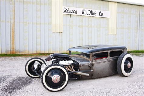 Ford Model A Sedan Custom Hot Rod Rods Rat Retro Vintage Wallpapers HD Desktop And