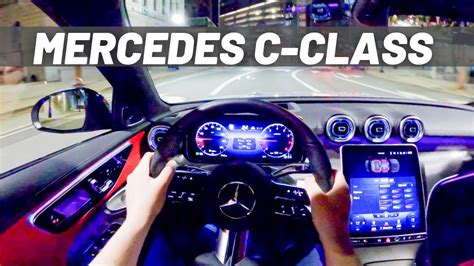 Mercedes Benz C Class Pov Night Drive Youtube