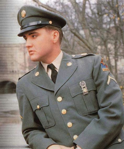 Elvis Presley In Army Uniform