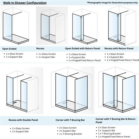 Wet Room Shower Screen 1000mm Black Grid Framework With Wall Support