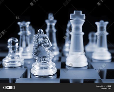 Glass Chess Pieces On Image & Photo (Free Trial) | Bigstock