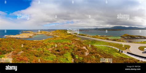 Norwegian Landscape Route Atlanterhavsveien High Resolution Stock