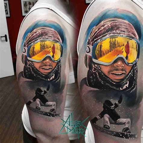 Snowboard Tattoo Best Tattoo Ideas Gallery Snowboarding Tattoo