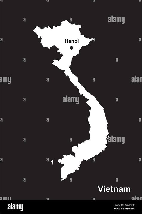 Vietnam Map Icon Vector Illustration Symbol Design Stock Vector Image