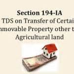 tds  sale  immovable property sec ia detailed overview