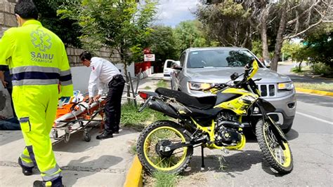 Se Descontrola Su Italika Joven Motociclista Cae Y Sufre Fractura En