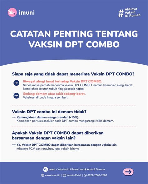 Vaksin Dpt Combo Paling Lengkap Untuk Anak Imuni