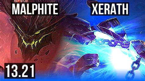 Malph Vs Xerath Mid Games Dominating Kr Master