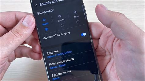 How To Enable Vibrate For Ringing On Samsung Galaxy S22 Youtube