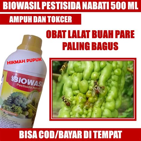 Jual Obat Lalat Buah Pare Paling Manjur Biowasil Isi Ml Obat