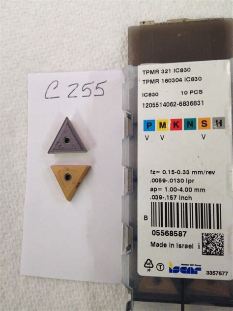 New Iscar Tpmr Carbide Inserts Tpmr Grade Ic C