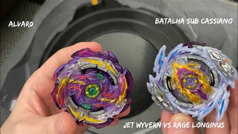 Beyblade Burst Sparking Jet Wyvern Vs Rage Longinus Batalha Extra