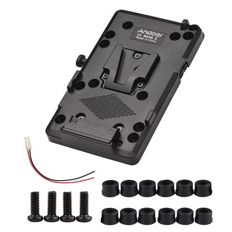 Andoer Is V Mount V Lock Diy Supply Battery Plate For Bmcc Bmpcc