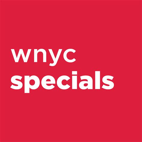 Specials WNYC New York Public Radio Podcasts Live Streaming Radio