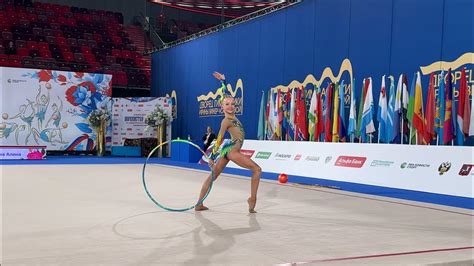 Alina Chistyakova Hoop Russian Junior Championships 2024 - YouTube