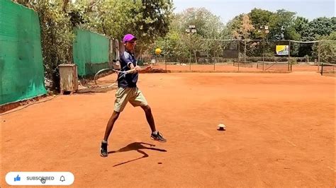 Returning Forehand Backhand High Balls With Footwork Tennis Forehand Backhand Drills Youtube