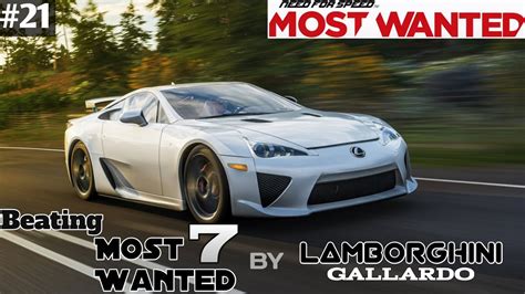 Beating Lexus Lfa By Lamborghini Need For Speed Most Wanted