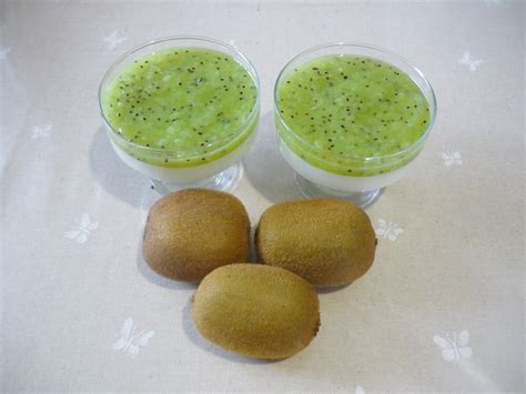 ПП десерт с киви