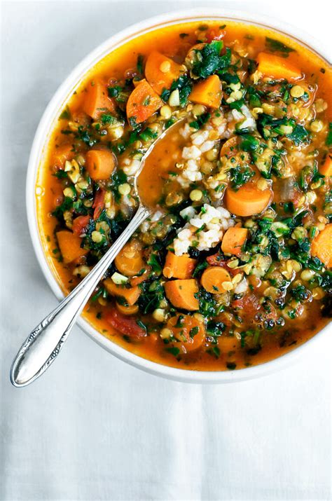 Carrot Red Lentil And Spinach Soup Occasionally Eggs