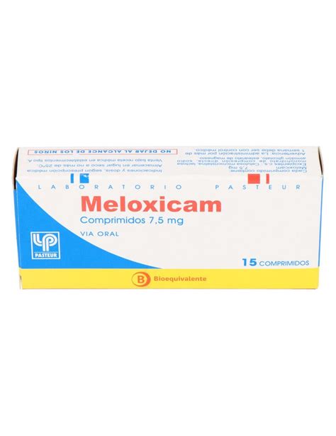 Precio Meloxicam 7 5 Mg 15 Comprimidos Farmalisto CL