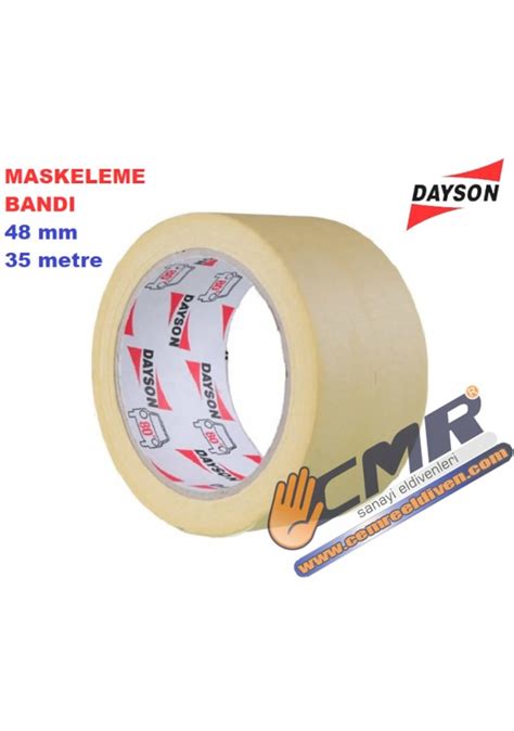 Maskeleme Kağıt Bant Dayson 48 Mm X 35 Metre Fiyatları ve Özellikleri