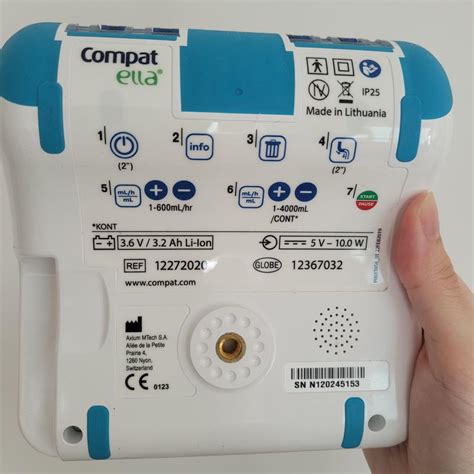 compat ella portable enteral feeding pump health nutrition medical