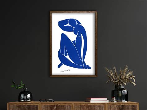 Henri Matisse Nu Bleu Framed Matisse Blue Nude Canvas Print Matisse