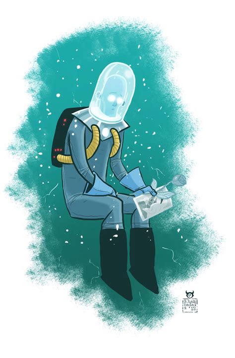 Mr Freeze Frozen Art Cartoon Art Art