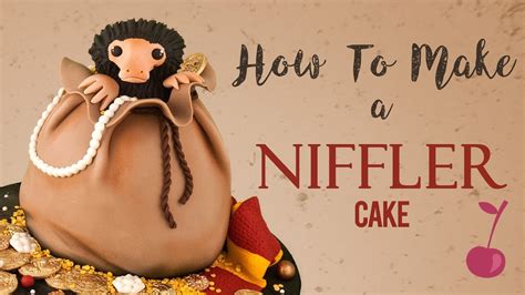 Niffler Fantastic Beasts Cake Tutorial How To Cherry School Youtube